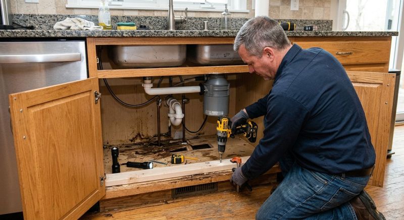 Sink Cabinet Repair